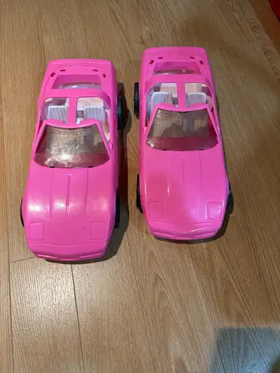 Vintage Barbie Corvettes. Asking $5ea. Cash only please, curbside pickup in Southdale.