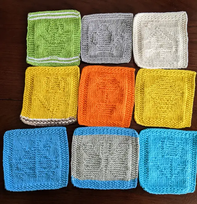 Dishcloths, scrubbies, coasters - 100% cotton, handmade in Hobbies & Crafts in Calgary - Image 2
