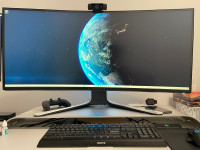 Alienware monitor 38 inch AW3821DW uktra wide 144hz 2300R