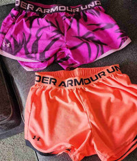Under Armour girls- women's shorts. 8 pairs
