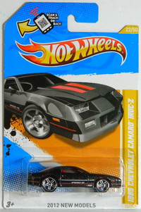 Hot Wheels 1/64 1985 Camaro IROC-Z Diecast