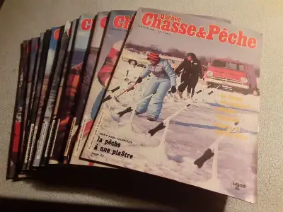 12 REVUES VINTAGES DE CHASSE ET PECHE DE 1978, View more
