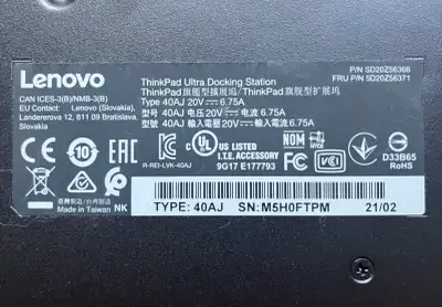 Lenovo ThinkPad Ultra Docking Station, View more