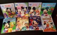 8 livres Disney, collection Disney Junior, et un anglais