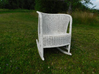 Wicker rocker