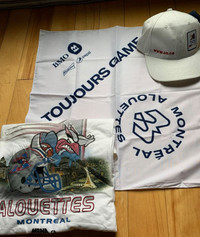 CFL ALOUETTES MONTREAL FOOTBALL STUFF BRAND NEW LIMITED EDITION