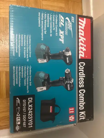 Makita DLX2423Y01 Cordless Combo Kit, View more