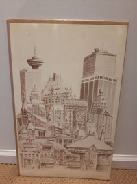 Vancouver Cityscape Limited Edition Signed Print R.C. Westerholm