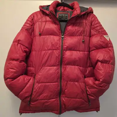 GUESS Men's Mid-Weight Puffer Jacket (Large) – Warm & Stylish!, View more