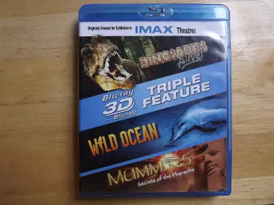 IMAX Theaters "Triple Feature" Blu-ray 3D + Blu-ray I have for sale IMAX Theaters "Triple Feature" B...