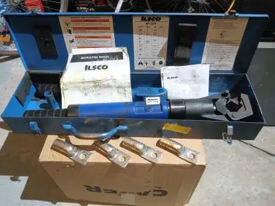 ILSCO IDT-12-N Hydraulic hand crimping tool /Cooper Elect. 72700, View more