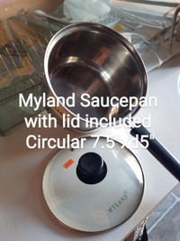 MYLAND Saucepan/circular 7.5"×D5"***still like New condition 