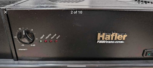 Hafler P3000 TransNova professional power amplifier in Stereo Systems & Home Theatre in Hamilton - Image 2
