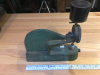 Vintage thickness gauge indicator, desktop paperweight décor