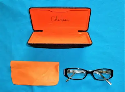 Cole Haan Eyeglasses CH902 Black Shell w/ Case Italy NEW, View more