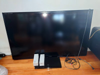 60 inch TV Sharp Aquos Quattron 3D & Samsung Blue Ray 3D player