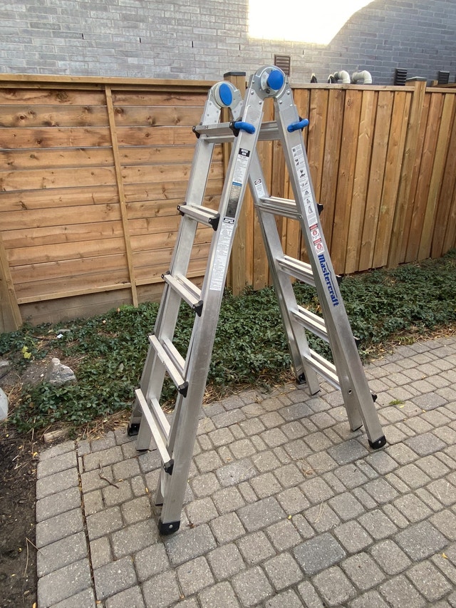 Master craft Grade 1A Aluminum Multitask Ladder Ladders