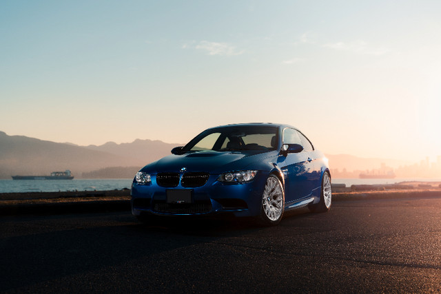 2013 BMW M3 Competition 6 Speed Manual Le Mans Blue in Cars & Trucks in Vancouver