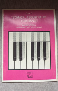 Technical Requirements for Piano Book 3
