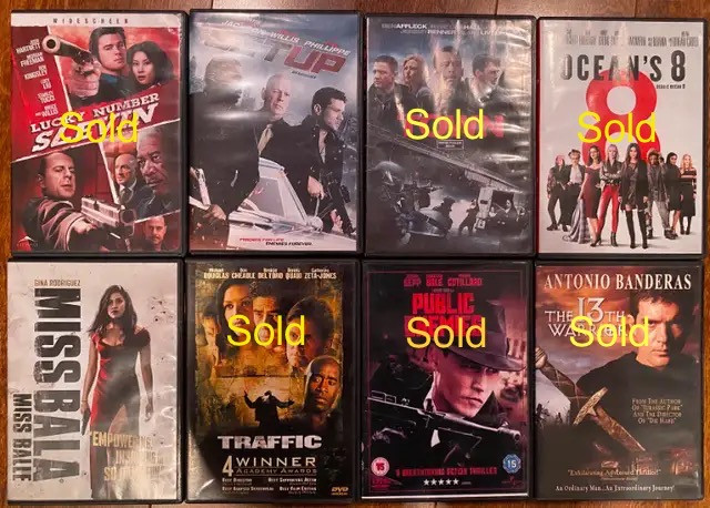 VARIOUS DVD'S - $3 EACH OR 5 FOR $10 - UPDATED LIST in CDs, DVDs & Blu-ray in Mississauga / Peel Region - Image 3