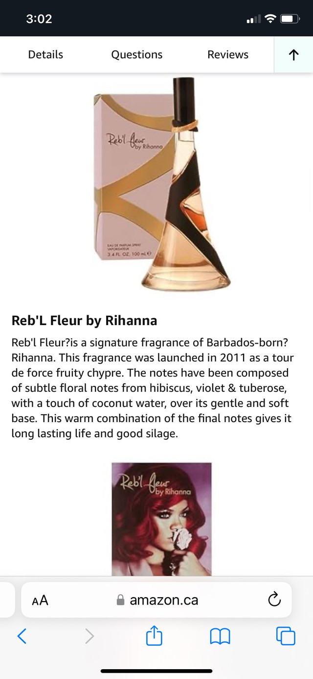 Rihanna Reb'L Fleur perfume - new in Other in Calgary - Image 4