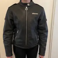 (M) Icon Hella Ladies Motorcycle Leather Jacket
