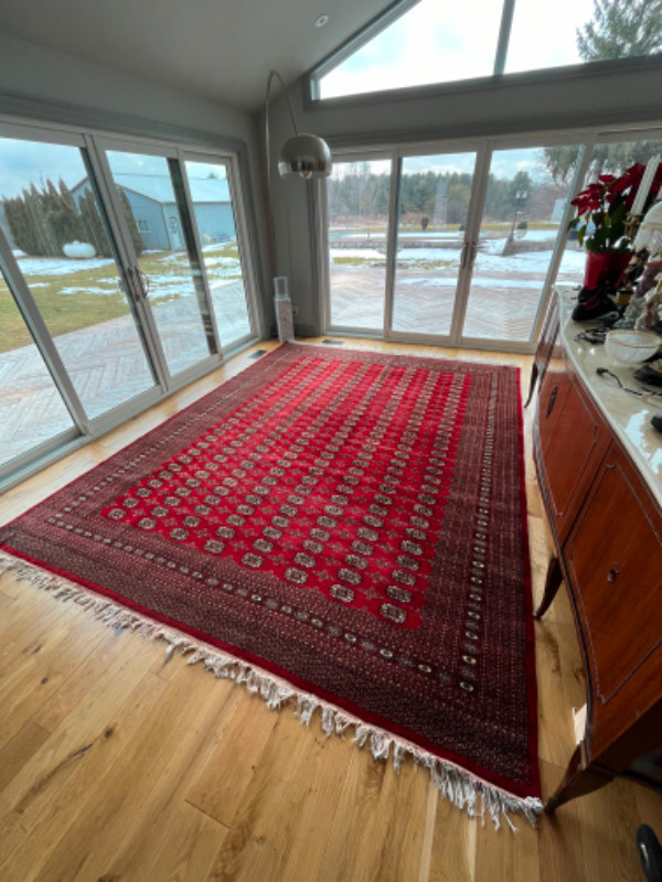 Large Bokhara Hand knotted Authentic Rug in Rugs, Carpets & Runners in City of Toronto - Image 2
