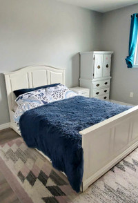 Gorgeous Double Bed Frame + Mattress