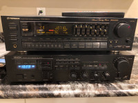 Stereo receivers Denon&Pioneer