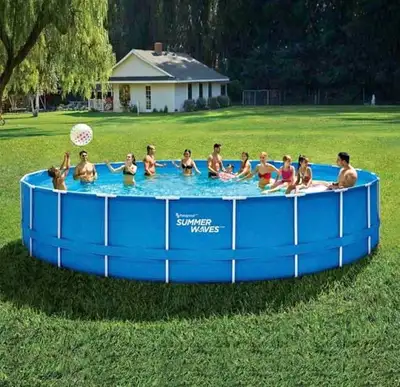Summer Waves® 24 ft Active Frame Pool, View more