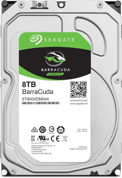 Seagate Barracuda 8TB 3.5" Hard Drives - Model ST8000DM004 - 18 available as of the posting of the a...