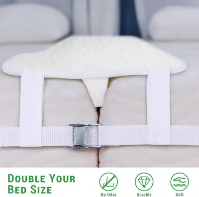 Twin to King Bed Converter Kit (10" ExtraWide) | Twinbed Connect, View more