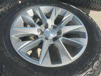 A129. 2024 Chevy Tahoe Silverado High County OEM rims and tires