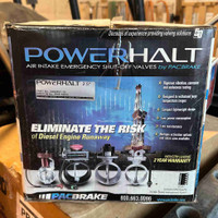 Power halt positive air shut off kit 