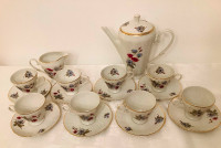 Vintage Porcelain Tea Service for 8