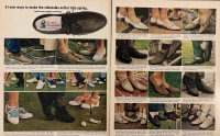 1966 Hush-Puppies Shoes XLarge 2-Page Original Ad#2