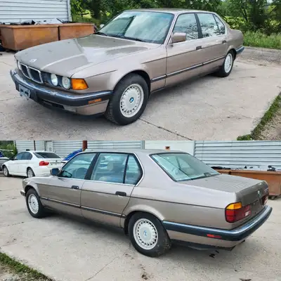 Parting out full 1989 BMW 750il E32 V12. M70 5.0 engine. Lots of good and rare parts including 3:15...