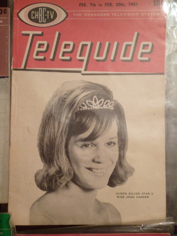 CHBC-TV guides x 6 1964-73 featuring Queen Silver Star Vernon BC in Arts & Collectibles in Vernon - Image 3