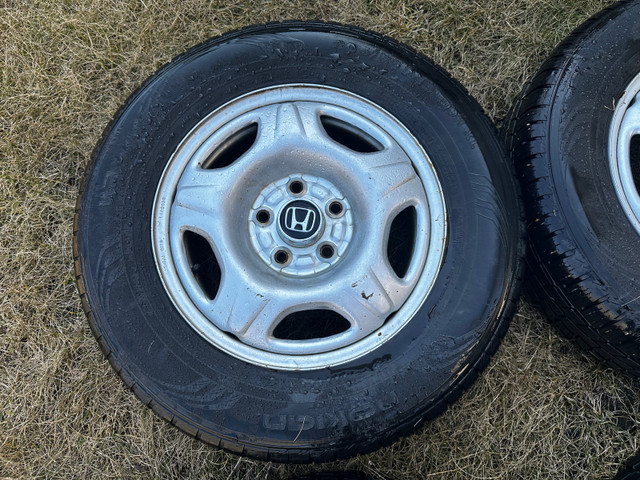 Honda tires with rims  in Tires & Rims in Edmonton