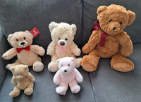 Teddy Bear Stuffed Toys (For the lot - see individual prices)