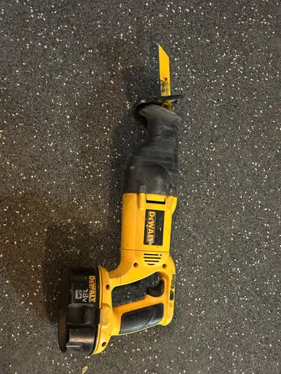 Dewalt battery powered Sawzall, View more