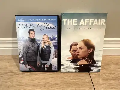 The Affair & Love on the Slopes DVDs. Like New., View more