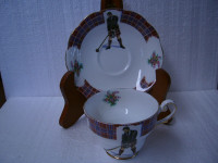 Vintage "Bonnie Scotland" Clan Cameron Cup and Saucer