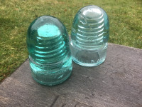 Railroad Canadian pacific colored insulators