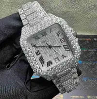 Moissanite Diamond Watch **FREE DELIVERY**PASSES DIAMOND TEST!