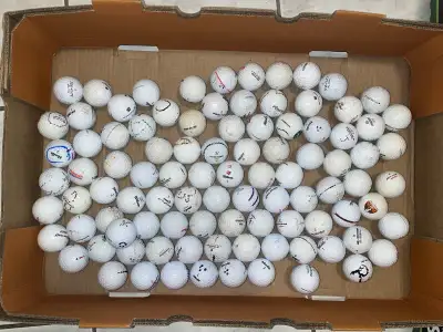 Golf balls with marks, View more