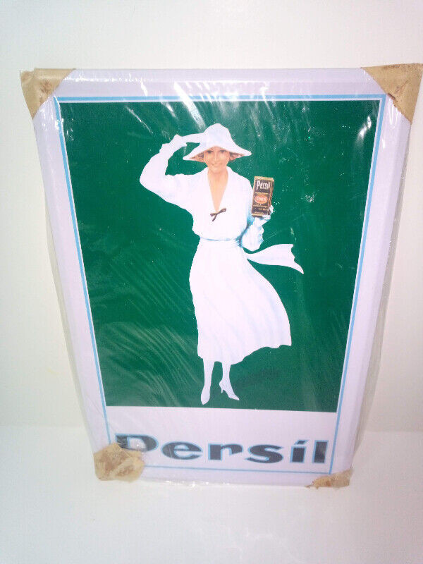 Persil Cleaning Detergent Tin Sign New in Wrapping in Arts & Collectibles in Winnipeg - Image 4