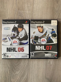 NHL 06 & NHL 07 - PlayStation 2 - PS2