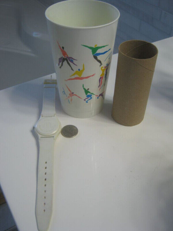 vintage Olympic watch and cup from Mcdonald's in Arts & Collectibles in Oshawa / Durham Region - Image 2