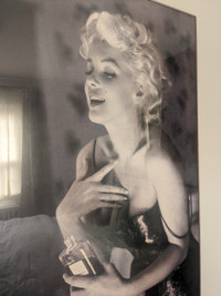 Marilyn Monroe X Chanel framed photograph
